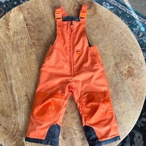 Windproof Orange Winter Snowsuit || TSLA Kid’s